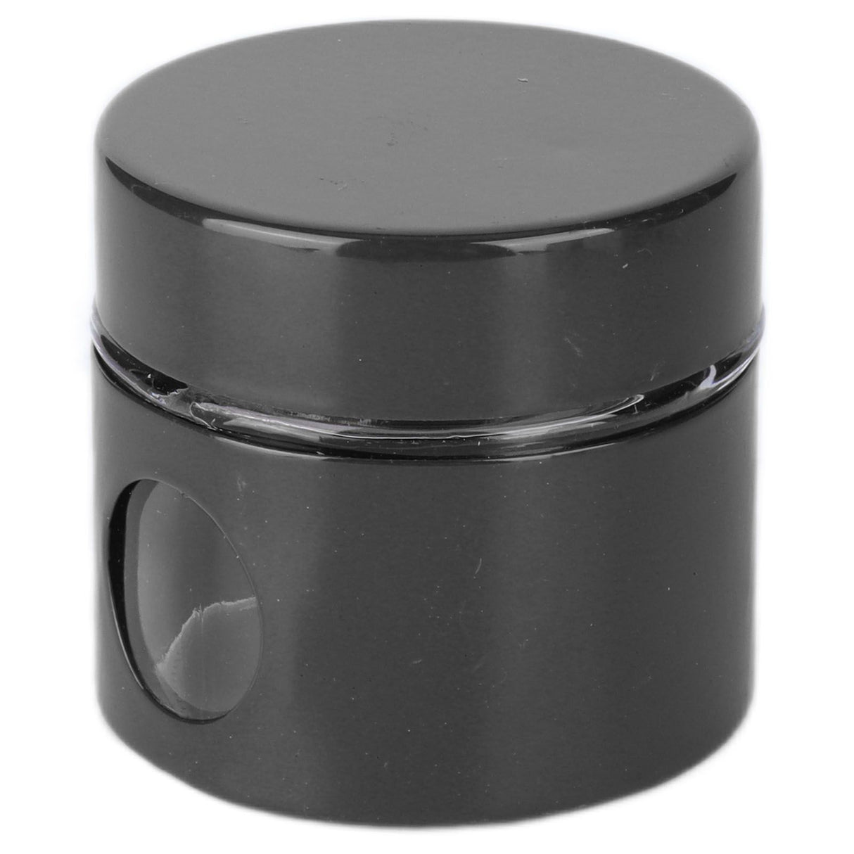 Coffee Bean Container Iron Glass Mini Sealed Jar Kitchen Storage Tank for Beans TeaBlack