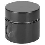 Coffee Bean Container Iron Glass Mini Sealed Jar Kitchen Storage Tank for Beans TeaBlack - 45-Degree Angle