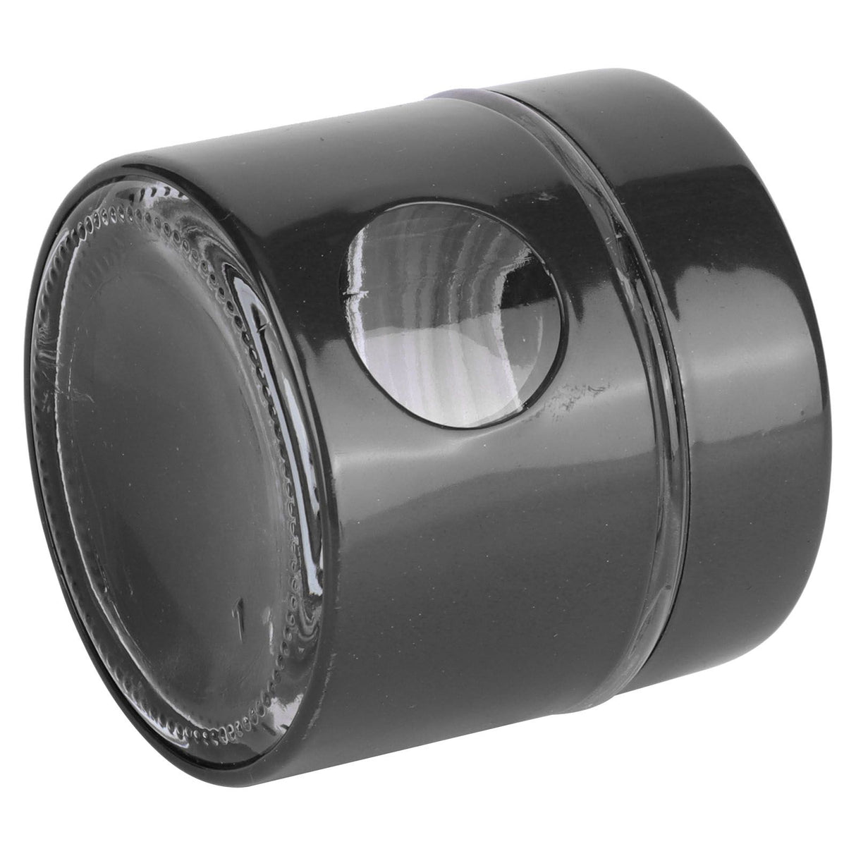 Coffee Bean Container Iron Glass Mini Sealed Jar Kitchen Storage Tank for Beans TeaBlack