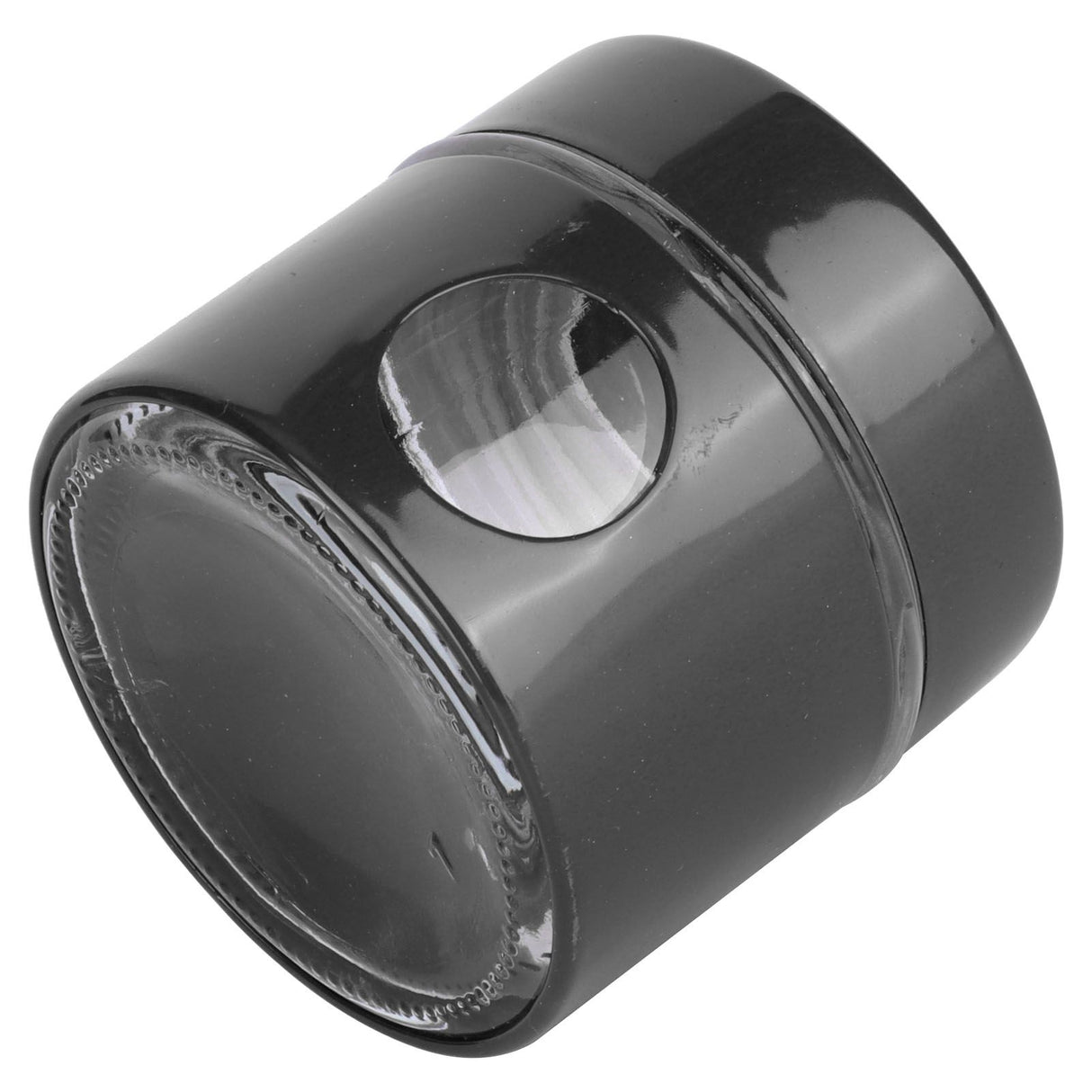 Coffee Bean Container Iron Glass Mini Sealed Jar Kitchen Storage Tank for Beans TeaBlack