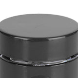 Coffee Bean Container Iron Glass Mini Sealed Jar Kitchen Storage Tank for Beans TeaBlack