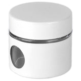 Coffee Bean Container Iron Glass Mini Sealed Jar Kitchen Storage Tank for Beans TeaWhite