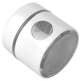 Coffee Bean Container Iron Glass Mini Sealed Jar Kitchen Storage Tank for Beans TeaWhite - Extra Image