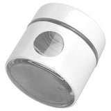 Coffee Bean Container Iron Glass Mini Sealed Jar Kitchen Storage Tank for Beans TeaWhite - Extra Image