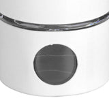 Coffee Bean Container Iron Glass Mini Sealed Jar Kitchen Storage Tank for Beans TeaWhite - Extra Image