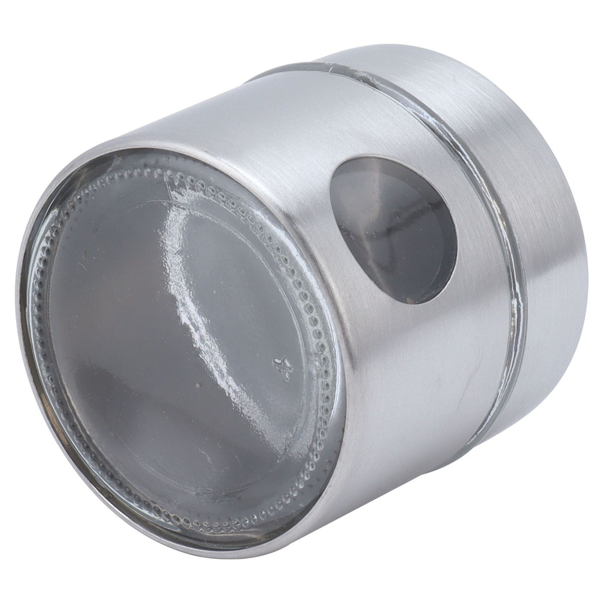 Coffee Bean Container Iron Glass Mini Sealed Jar Kitchen Storage Tank for Beans TeaSilver