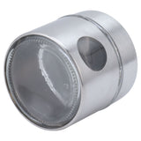 Coffee Bean Container Iron Glass Mini Sealed Jar Kitchen Storage Tank for Beans TeaSilver