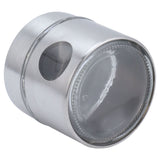 Coffee Bean Container Iron Glass Mini Sealed Jar Kitchen Storage Tank for Beans TeaSilver