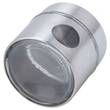 Coffee Bean Container Iron Glass Mini Sealed Jar Kitchen Storage Tank for Beans TeaSilver
