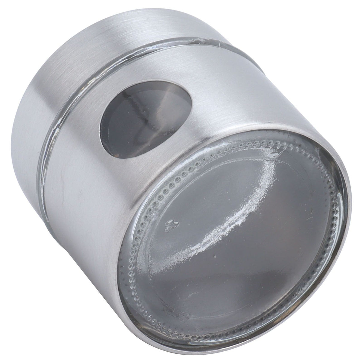 Coffee Bean Container Iron Glass Mini Sealed Jar Kitchen Storage Tank for Beans TeaSilver