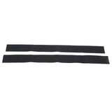 2Pcs 25in Black Stove Counter Cover Silicone Oil‑Proof Stain‑Proof Stove Gap Filler for Restaurant Kitchen