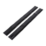 2Pcs 25in Black Stove Counter Cover Silicone Oil‑Proof Stain‑Proof Stove Gap Filler for Restaurant Kitchen
