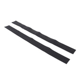 2Pcs 25in Black Stove Counter Cover Silicone Oil‑Proof Stain‑Proof Stove Gap Filler for Restaurant Kitchen