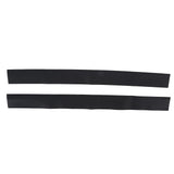 2Pcs 25in Black Stove Counter Cover Silicone Oil‑Proof Stain‑Proof Stove Gap Filler for Restaurant Kitchen - 45-Degree Angle