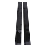 2Pcs 25in Black Stove Counter Cover Silicone Oil‑Proof Stain‑Proof Stove Gap Filler for Restaurant Kitchen