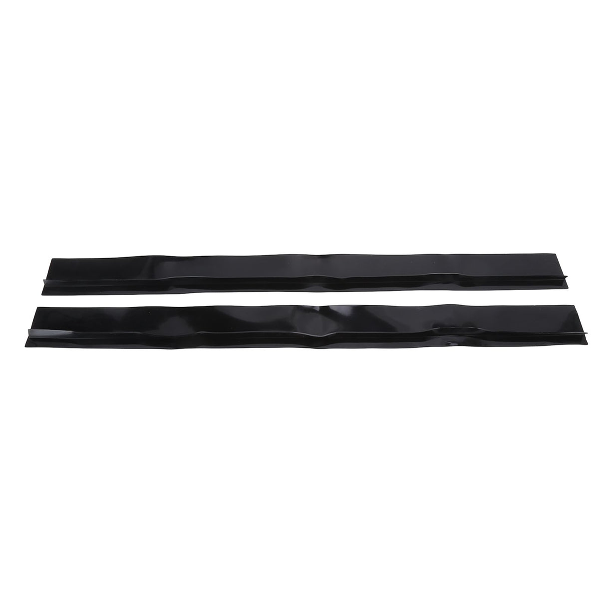 2Pcs 25in Black Stove Counter Cover Silicone Oil‑Proof Stain‑Proof Stove Gap Filler for Restaurant Kitchen
