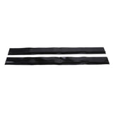 2Pcs 25in Black Stove Counter Cover Silicone Oil‑Proof Stain‑Proof Stove Gap Filler for Restaurant Kitchen