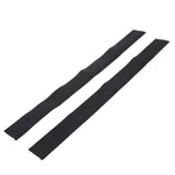 2Pcs 25in Black Stove Counter Cover Silicone Oil‑Proof Stain‑Proof Stove Gap Filler for Restaurant Kitchen