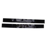 2Pcs 25in Black Stove Counter Cover Silicone Oil‑Proof Stain‑Proof Stove Gap Filler for Restaurant Kitchen - Extra Image