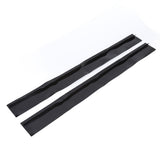 2Pcs 25in Black Stove Counter Cover Silicone Oil‑Proof Stain‑Proof Stove Gap Filler for Restaurant Kitchen - Extra Image