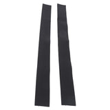 2Pcs 25in Black Stove Counter Cover Silicone Oil‑Proof Stain‑Proof Stove Gap Filler for Restaurant Kitchen