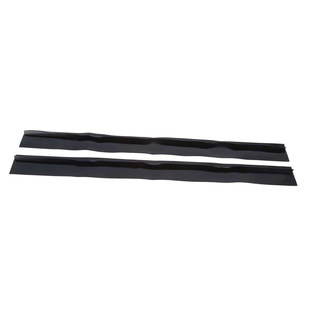 2Pcs 25in Black Stove Counter Cover Silicone Oil‑Proof Stain‑Proof Stove Gap Filler for Restaurant Kitchen
