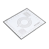 Baking Mat Silicone Non Slip Heat Resistant Dough Mat with Scale for Home Kitchen 29x26cmBlack - Close-Up Angle