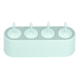 Ice Cream Mold Durable Reusable Food Grade Silicone Mould DIY Tools for Home KitchenGreen