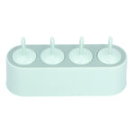 Ice Cream Mold Durable Reusable Food Grade Silicone Mould DIY Tools for Home KitchenGreen