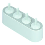 Ice Cream Mold Durable Reusable Food Grade Silicone Mould DIY Tools for Home KitchenGreen
