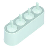 Ice Cream Mold Durable Reusable Food Grade Silicone Mould DIY Tools for Home KitchenGreen