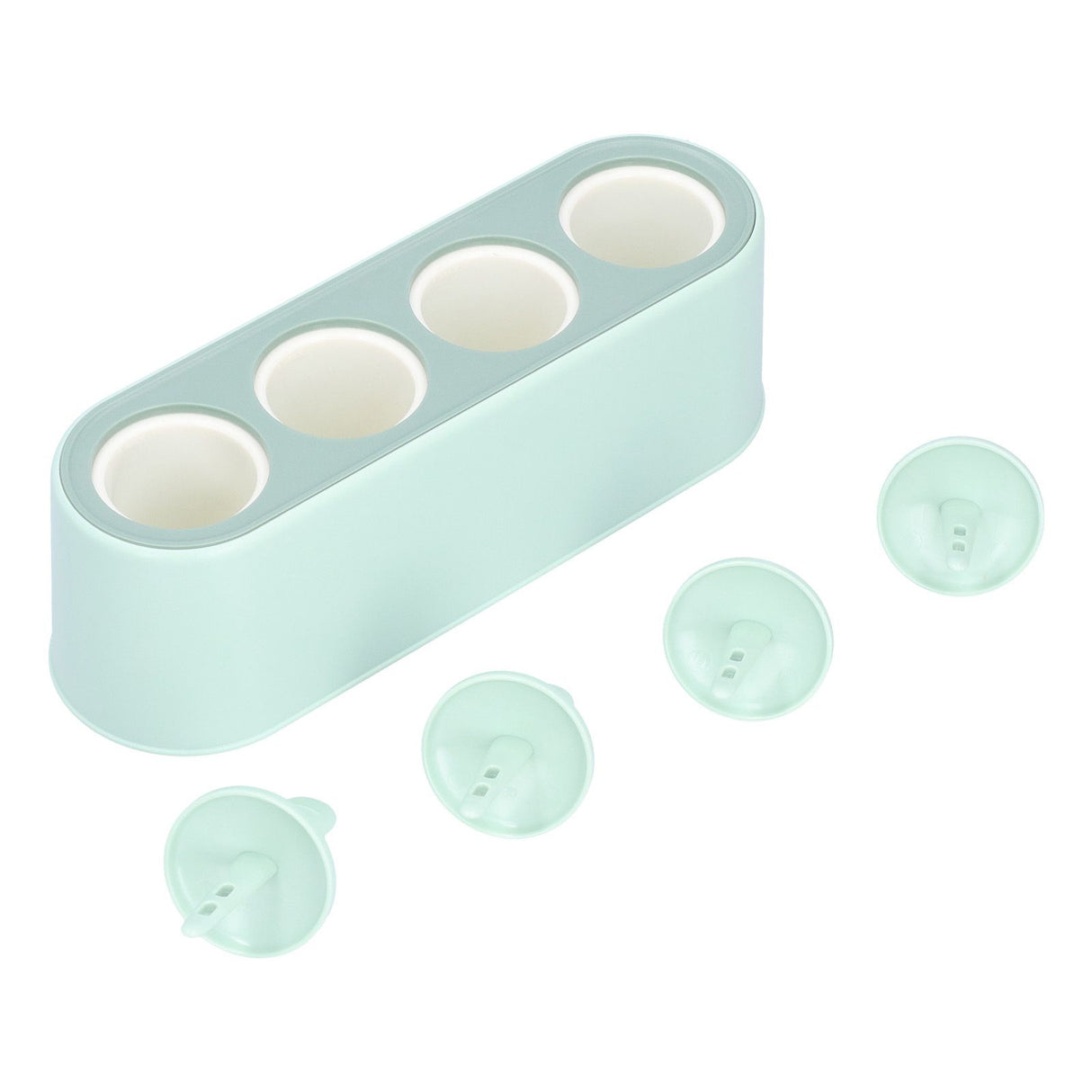 Ice Cream Mold Durable Reusable Food Grade Silicone Mould DIY Tools for Home KitchenGreen