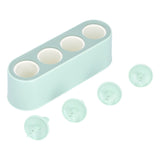Ice Cream Mold Durable Reusable Food Grade Silicone Mould DIY Tools for Home KitchenGreen