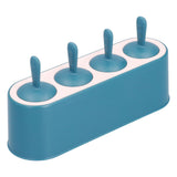 Ice Cream Mold Durable Reusable Food Grade Silicone Mould DIY Tools for Home KitchenBlue