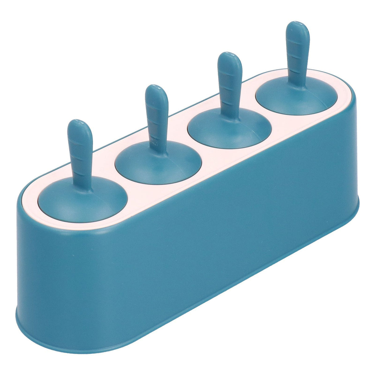 Ice Cream Mold Durable Reusable Food Grade Silicone Mould DIY Tools for Home KitchenBlue