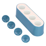 Ice Cream Mold Durable Reusable Food Grade Silicone Mould DIY Tools for Home KitchenBlue