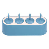 Ice Cream Mold Durable Reusable Food Grade Silicone Mould DIY Tools for Home KitchenBlue - Extra Image