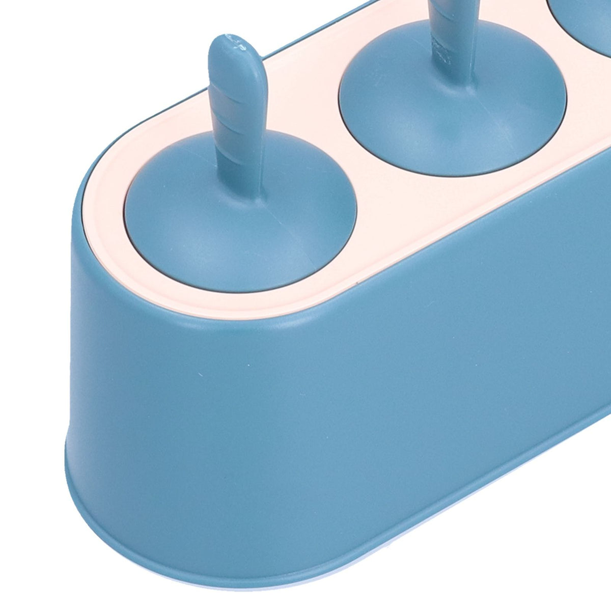 Ice Cream Mold Durable Reusable Food Grade Silicone Mould DIY Tools for Home KitchenBlue