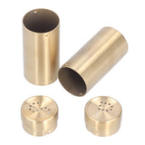 2pcs Spice Jar Stainless Steel Seasoning Bottle Salt and Pepper Shaker Kitchen ToolGolden - Extra Image