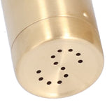 2pcs Spice Jar Stainless Steel Seasoning Bottle Salt and Pepper Shaker Kitchen ToolGolden