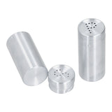 2pcs Spice Jar Stainless Steel Seasoning Bottle Salt and Pepper Shaker Kitchen ToolStainless Steel Color