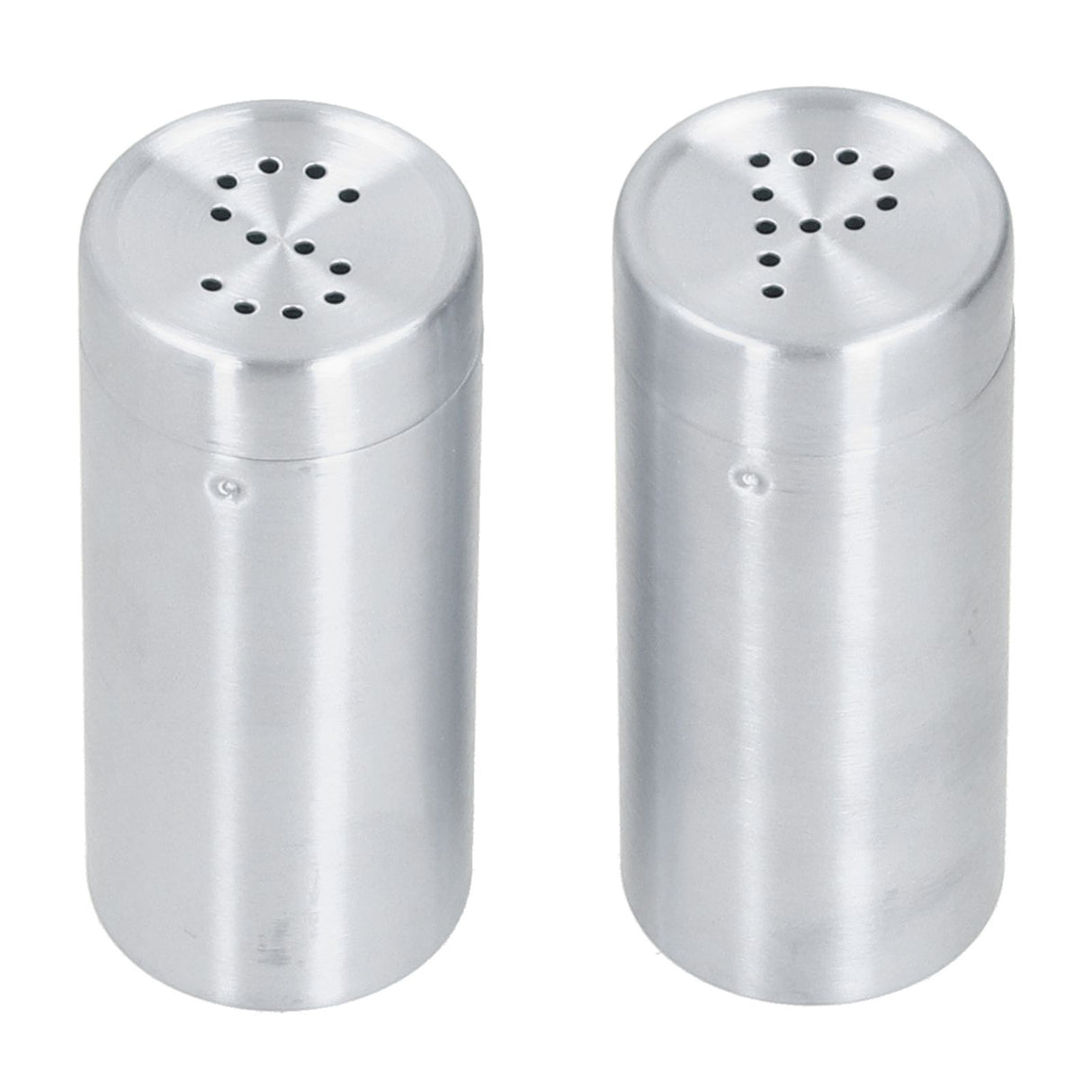 2pcs Spice Jar Stainless Steel Seasoning Bottle Salt and Pepper Shaker Kitchen ToolStainless Steel Color
