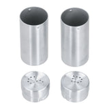2pcs Spice Jar Stainless Steel Seasoning Bottle Salt and Pepper Shaker Kitchen ToolStainless Steel Color