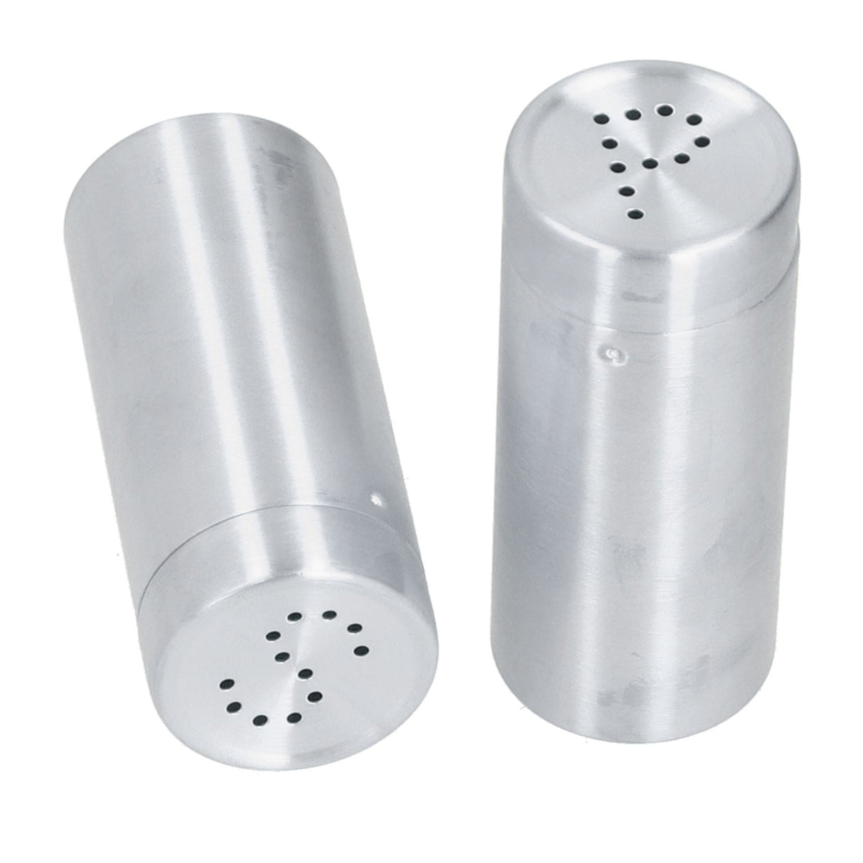 2pcs Spice Jar Stainless Steel Seasoning Bottle Salt and Pepper Shaker Kitchen ToolStainless Steel Color