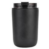 280ml Coffee Cup Household Portable Large Capacity Silicone Stainless Steel Vacuum Flask for Birthday GiftBlack