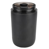 280ml Coffee Cup Household Portable Large Capacity Silicone Stainless Steel Vacuum Flask for Birthday GiftBlack