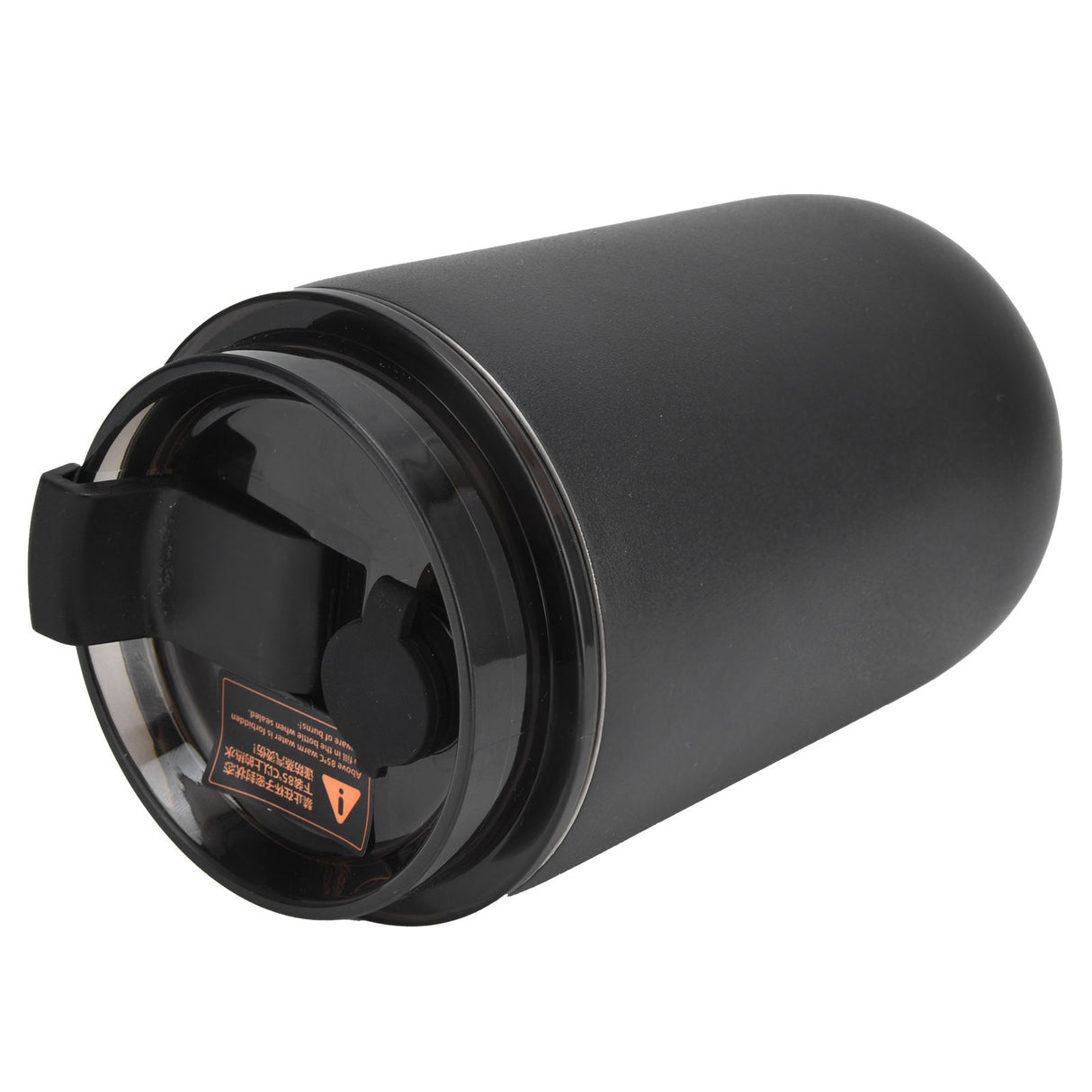 280ml Coffee Cup Household Portable Large Capacity Silicone Stainless Steel Vacuum Flask for Birthday GiftBlack