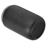 280ml Coffee Cup Household Portable Large Capacity Silicone Stainless Steel Vacuum Flask for Birthday GiftBlack - Low Angle