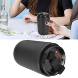 280ml Coffee Cup Household Portable Large Capacity Silicone Stainless Steel Vacuum Flask for Birthday GiftBlack - Extra Image