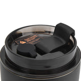 280ml Coffee Cup Household Portable Large Capacity Silicone Stainless Steel Vacuum Flask for Birthday GiftBlack - Extra Image